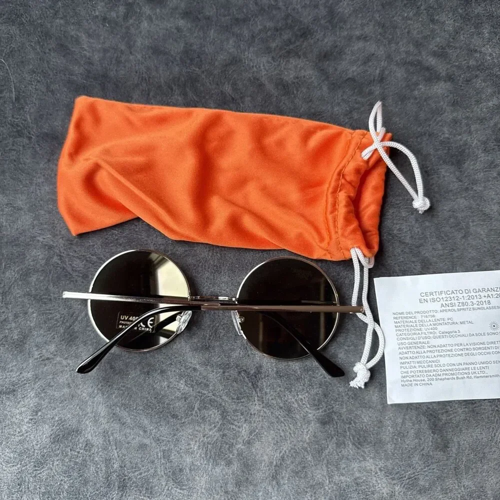 APEROL SPRITZ Sunglasses Unisex UV400 with Soft Case - Limited Edition